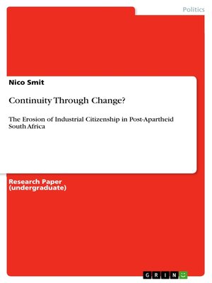 cover image of Continuity Through Change?